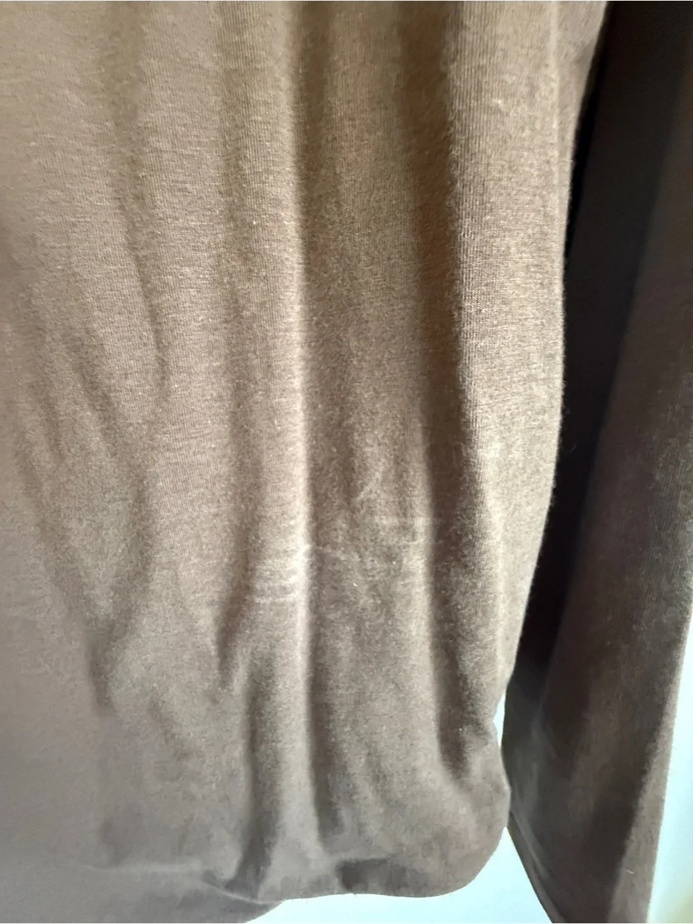 nuuds Chocolate Brown Scoop Neck Tee